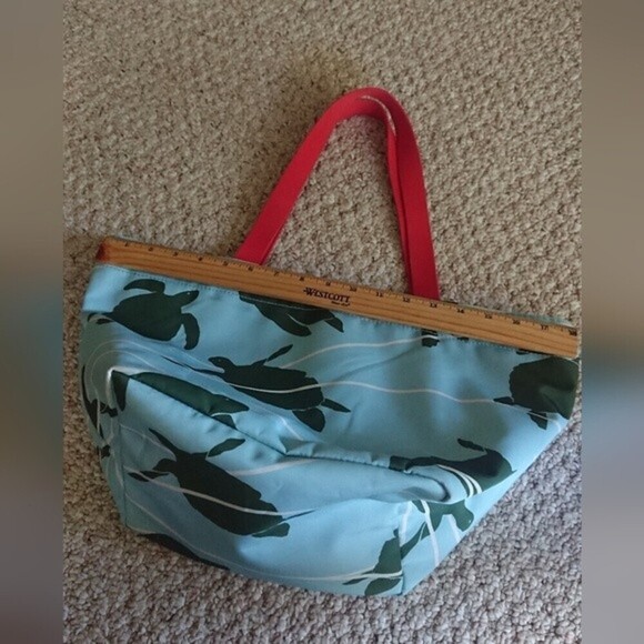 Fossil Sea Turtles Seafoam beach Vacation Tavel Bag - Picture 8 of 12